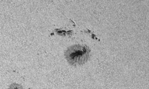 2022年10月2日の黒点（活動領域13110）