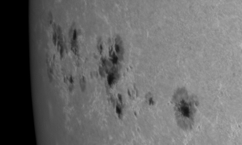 2022年10月2日の黒点（活動領域13112）