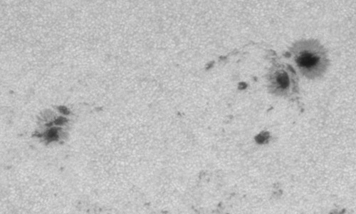 2022年10月9日の黒点（活動領域13116）