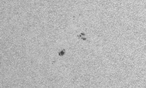 2022年10月9日の黒点（活動領域13118）