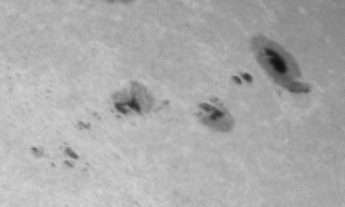 2022年10月12日の黒点（活動領域13112）