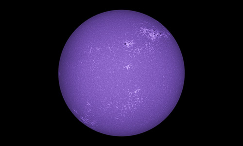 2022年10月12日の太陽（カルシウムK線）