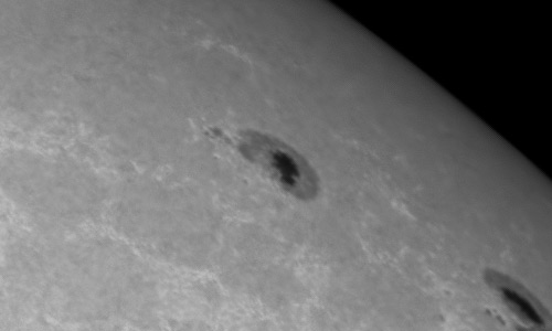 2022年10月13日の黒点（活動領域13116）