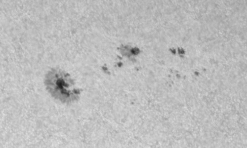 2022年10月13日の黒点（活動領域13119）