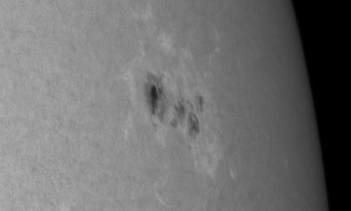 2022年10月26日の黒点（活動領域13126）