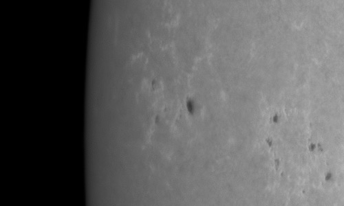 2022年10月26日の黒点（活動領域13133）