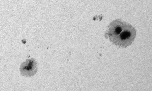 2022年12月9日の黒点（活動領域13153）