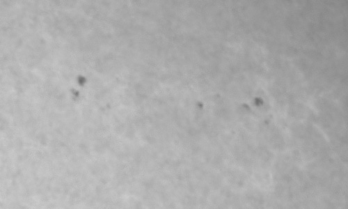 2022年12月9日の黒点（活動領域13158）