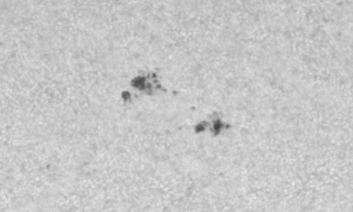 2022年12月9日の黒点（活動領域13161）