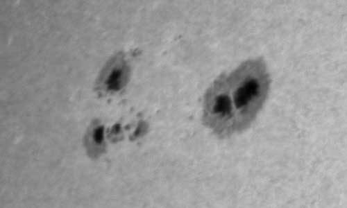 2022年12月28日の黒点（活動領域13176）