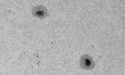 2023年1月7日の黒点（活動領域13180）