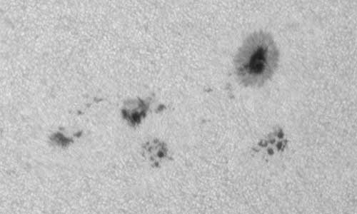 2023年1月7日の黒点（活動領域13183）