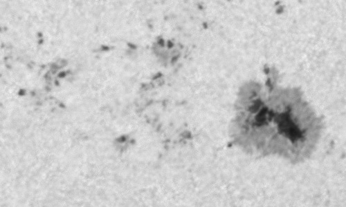 2023年1月12日の黒点（活動領域13182）