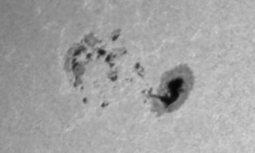 2023年1月12日の黒点（活動領域13186）