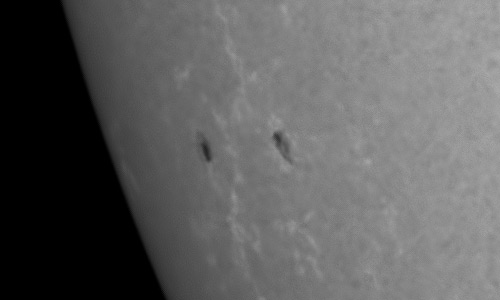 2023年1月12日の黒点（活動領域13188）