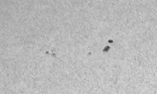 2023年2月9日の黒点（活動領域13215）