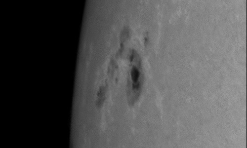 2023年2月9日の黒点（活動領域13217）