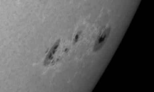 2023年6月4日の黒点（活動領域13319）