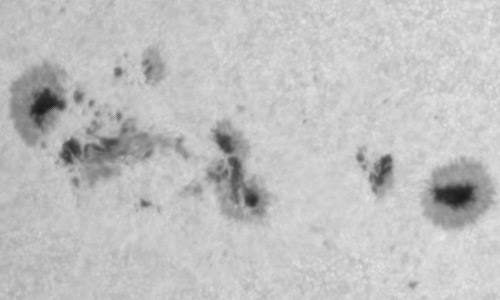 2023年6月4日の黒点（活動領域13323）