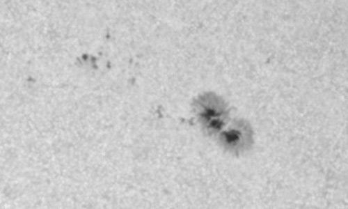 2023年6月11日の黒点（活動領域13329）