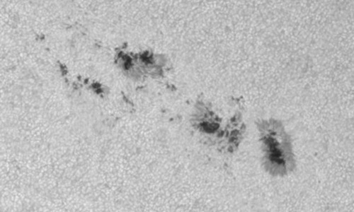 2023年6月25日の黒点（活動領域13340）