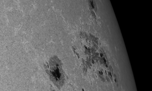 2023年7月4日の黒点（活動領域13354）