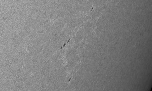 2023年7月7日の黒点（活動領域13355）