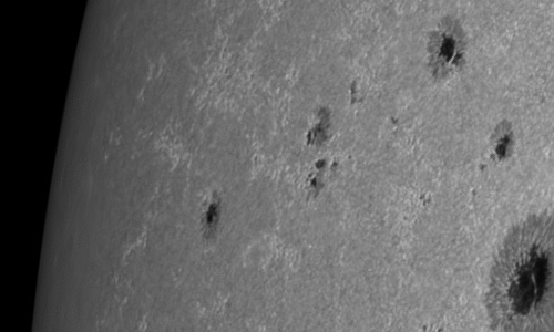 2023年7月21日の黒点（活動領域13383）