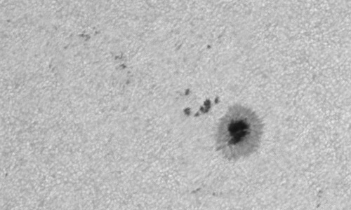 2023年8月1日の黒点（活動領域13387）