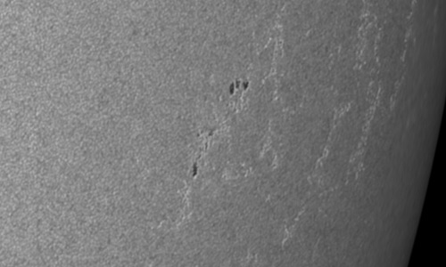 2023年8月9日の黒点（活動領域13398）