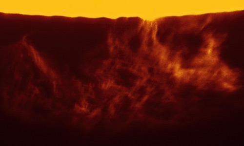 2023年8月10日のプロミネンス