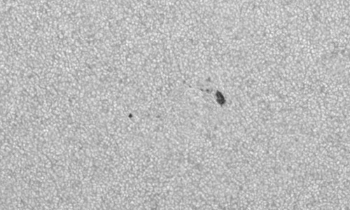 2023年8月11日の黒点（活動領域13400）