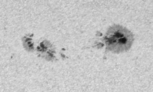 2023年8月17日の黒点（活動領域13403）