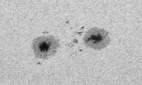 2023年8月17日の黒点（活動領域13407）