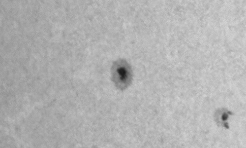 2023年8月18日の黒点（活動領域13411）