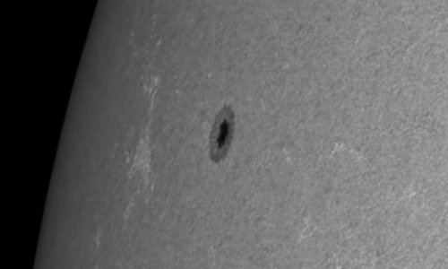 2023年8月19日の黒点（活動領域13412）