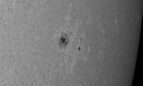 2023年8月22日の黒点（活動領域13407）