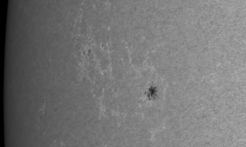 2023年8月31日の黒点（活動領域13418）