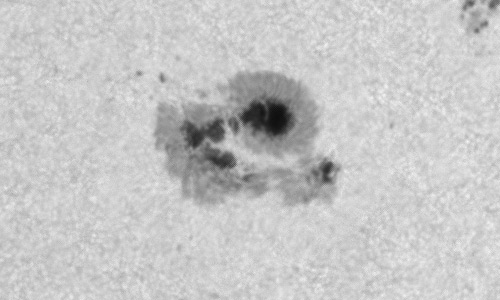 2023年9月22日の黒点（活動領域13435）