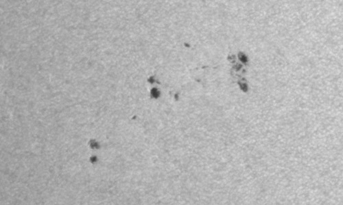 2023年9月27日の黒点（活動領域13449）