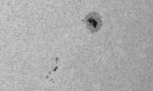 2023年9月29日の黒点（活動領域13447）