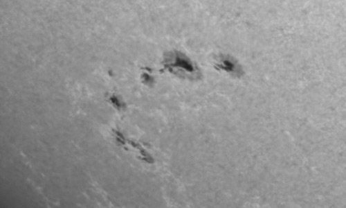 2023年9月29日の黒点（活動領域13450）