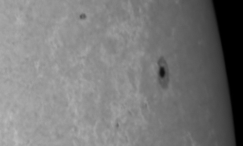 2023年9月30日の黒点（活動領域13445）