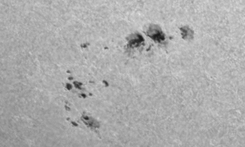 2023年9月30日の黒点（活動領域13450）