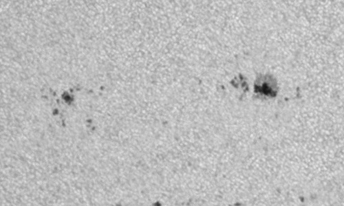 2023年10月4日の黒点（活動領域13451）