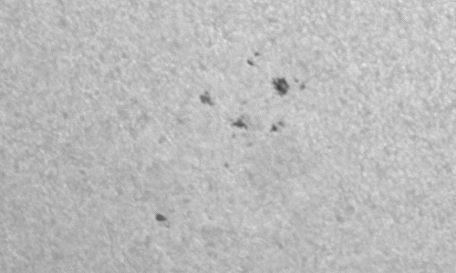 2023年10月4日の黒点（活動領域13454）