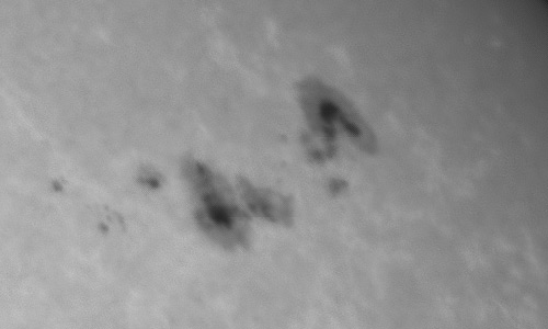 2023年10月10日の黒点（活動領域13451）