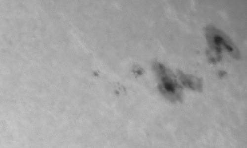 2023年10月10日の黒点（活動領域13458）