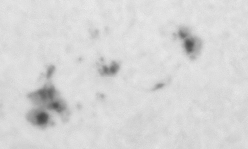 2023年10月10日の黒点（活動領域13460）