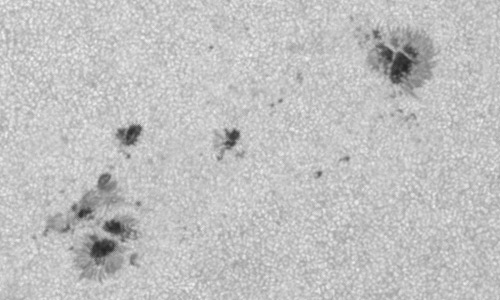 2023年10月11日の黒点（活動領域13460）